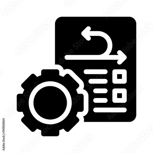 product backlog glyph icon