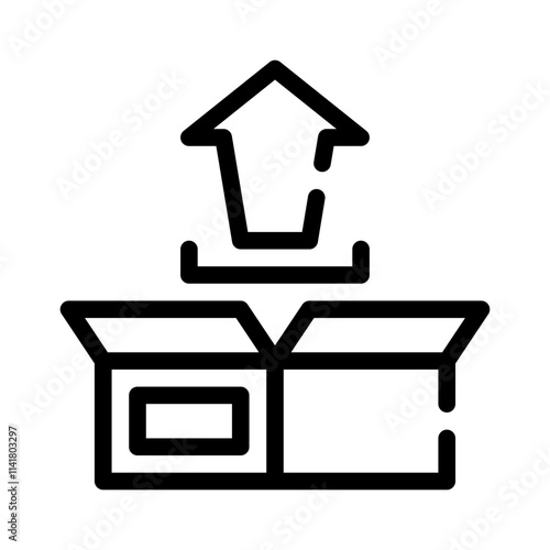 Upgrade line icon