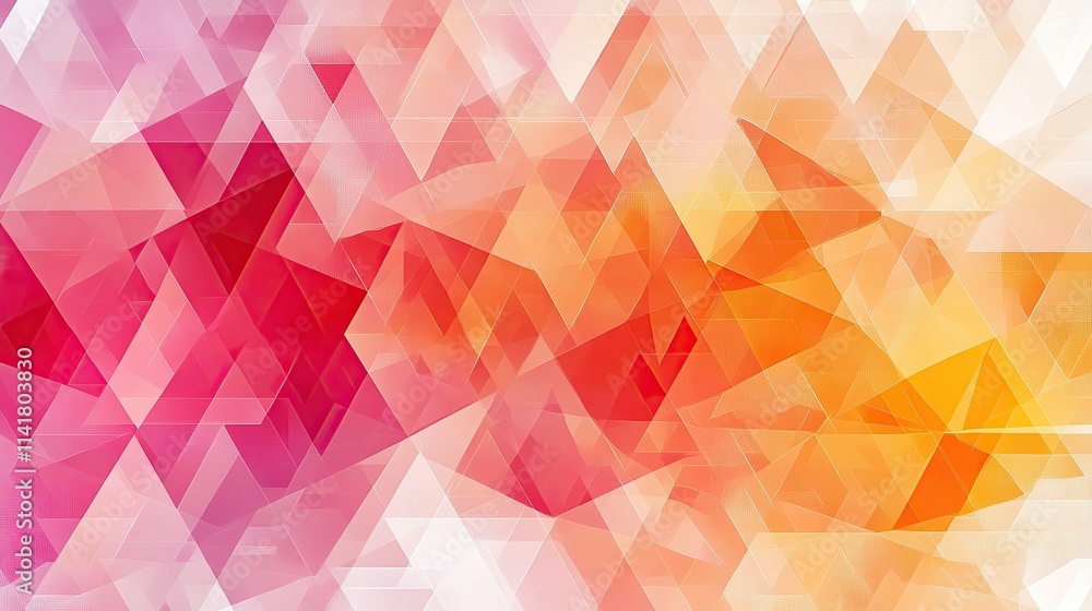 Abstract geometric background with vibrant overlapping triangles. Abstract geometric background with vibrant overlapping triangles.