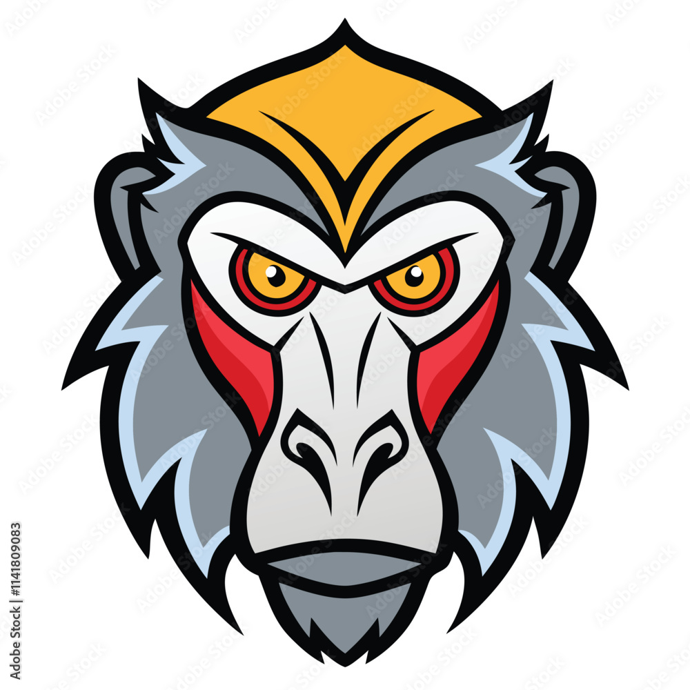 Fototapeta premium wolf head mascot