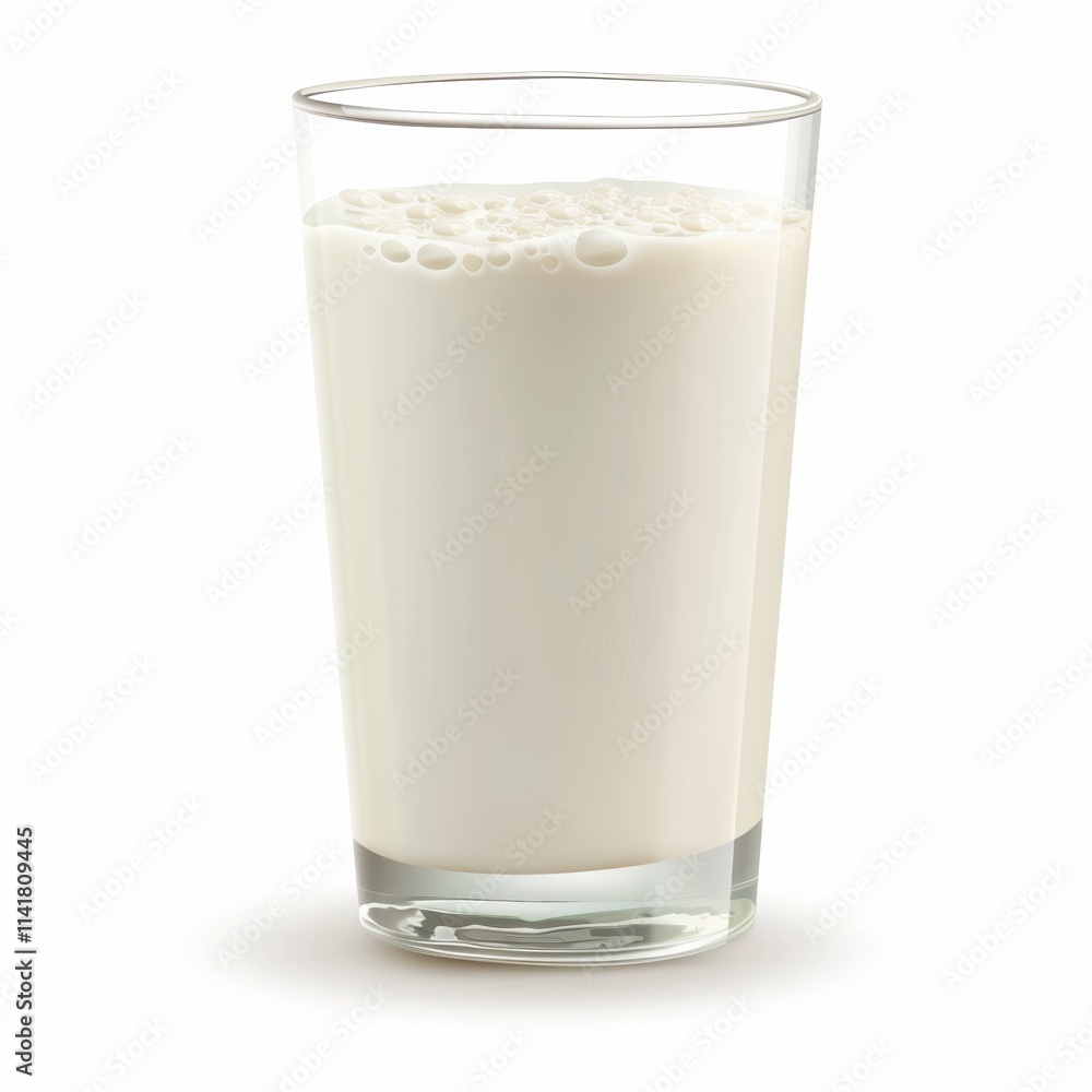 A clear glass filled with fresh, creamy milk, showcasing a frothy surface and a smooth texture. A clear glass filled with fresh, creamy milk, showcasing a frothy surface and a smooth texture.