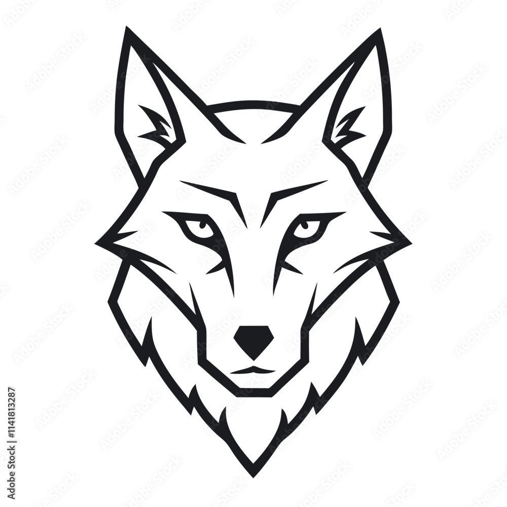 wolf head vector wolf head vector