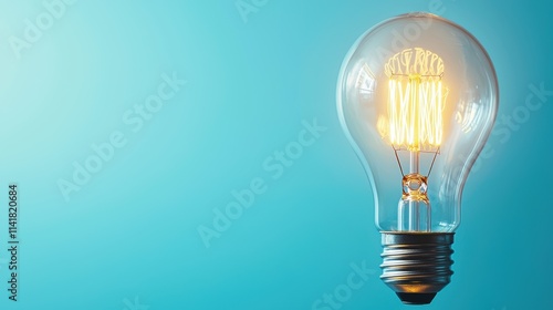 A close up shot of a glowing light bulb filament, highlighting the intricate details and beauty of this simple yet essential invention.
