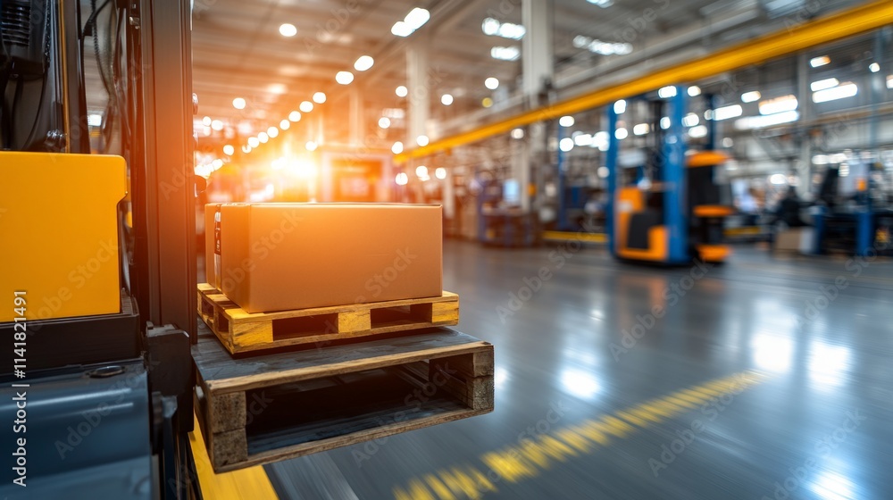 Modern Electronics Assembly Line in a Plant Modern Electronics Assembly Line in a Plant