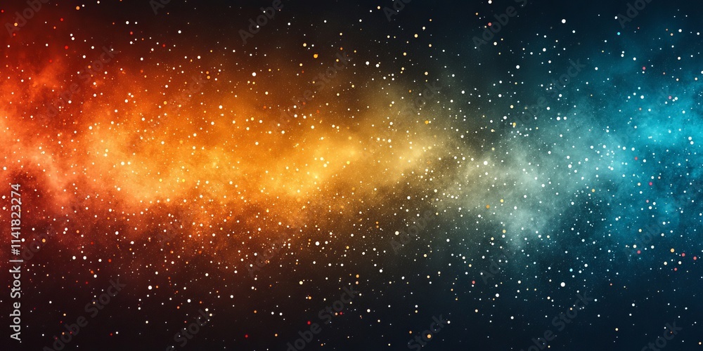 Grainy gradient background teal orange red blue retro noise texture summer banner poster backdrop design, Generative AI Grainy gradient background teal orange red blue retro noise texture summer banner poster backdrop design, Generative AI