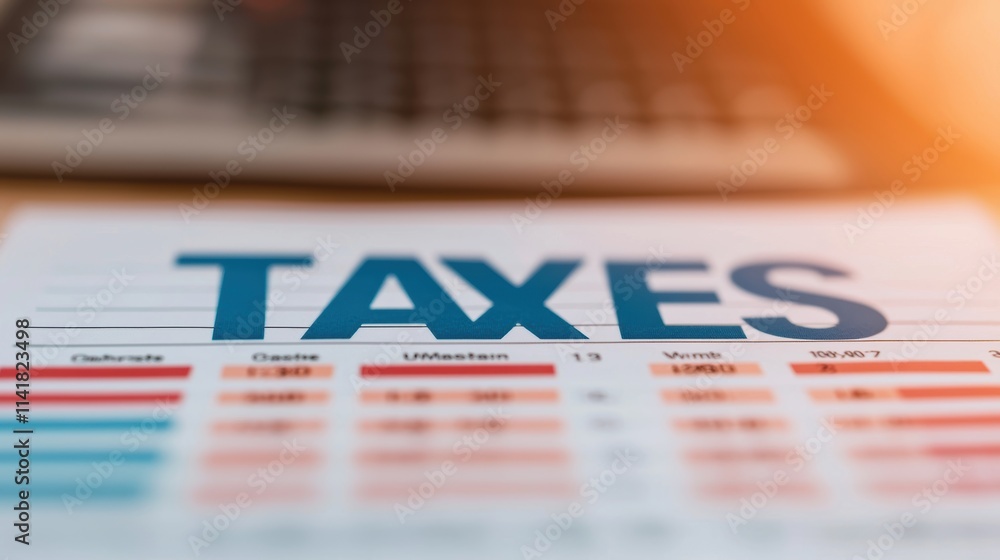 Filing taxes for financial success home office document review organized environment close-up view efficiency Filing taxes for financial success home office document review organized environment close-up view efficiency