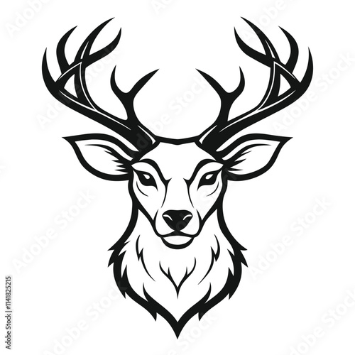 deer head vector