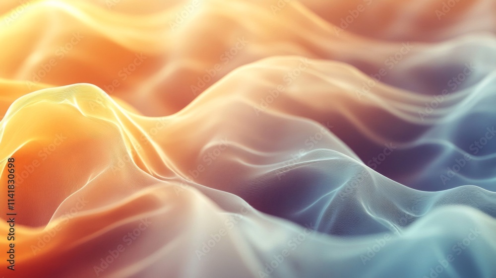 Abstract Orange And Blue Wave Texture Background Abstract Orange And Blue Wave Texture Background