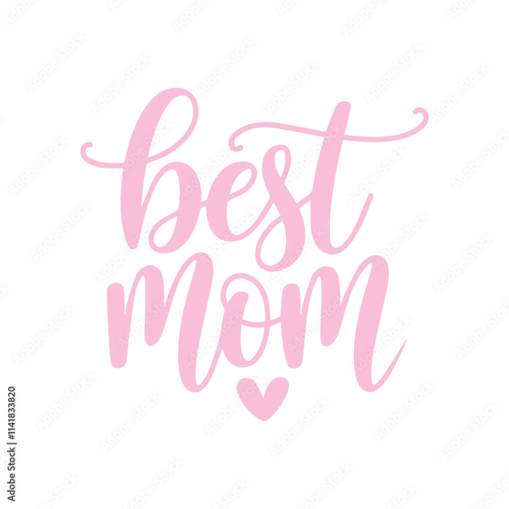Vector 'Best Mom' Calligraphy Typography Design – Stylish and Elegant Text Art Vector 'Best Mom' Calligraphy Typography Design – Stylish and Elegant Text Art