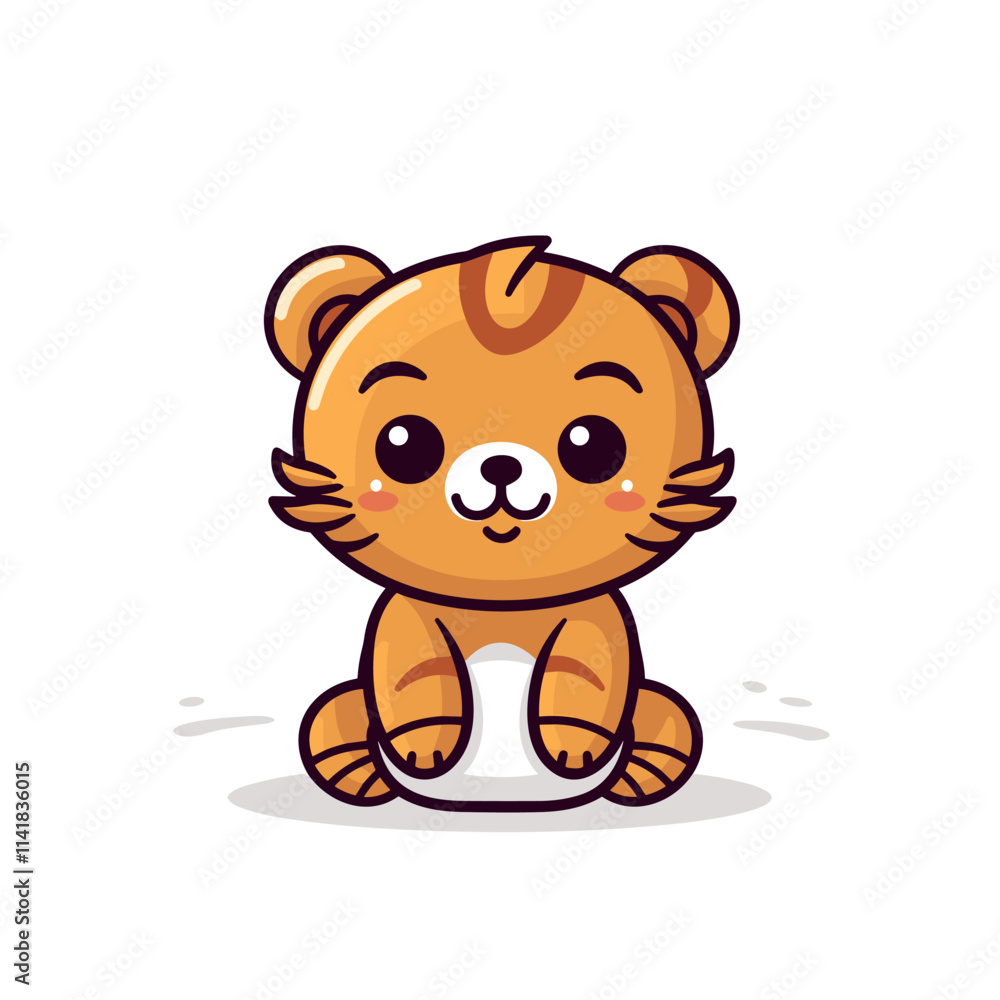 Fototapeta premium Tiger vector illustration