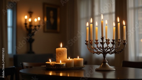 Candlelit Room Hanukkah Festival photo