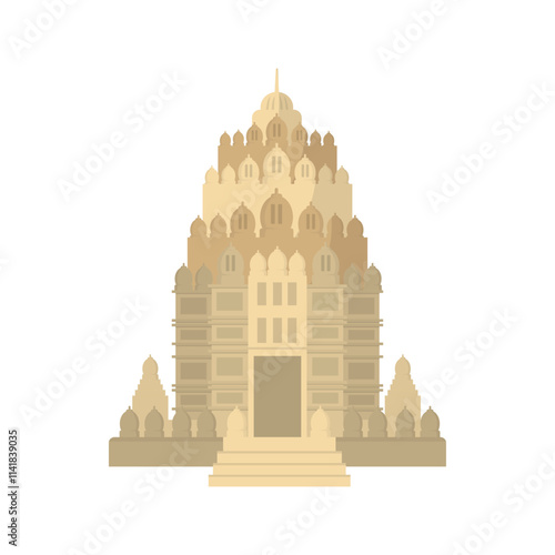 Yogyakarta Vector Illustration - Prambanan Temple