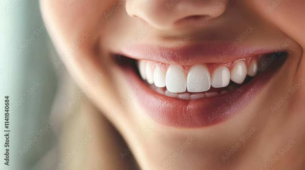 Obraz premium A Permanent Solution for Missing Teeth.