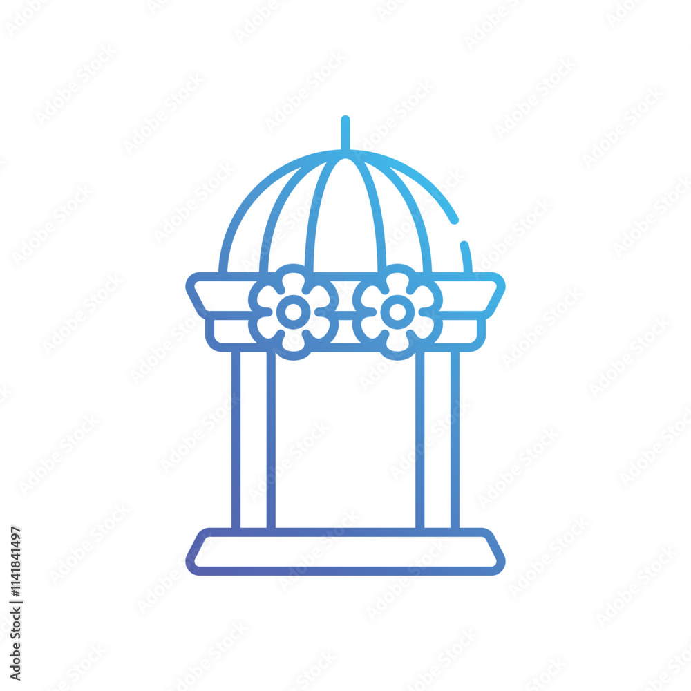 Wedding Venue vector icon Wedding Venue vector icon