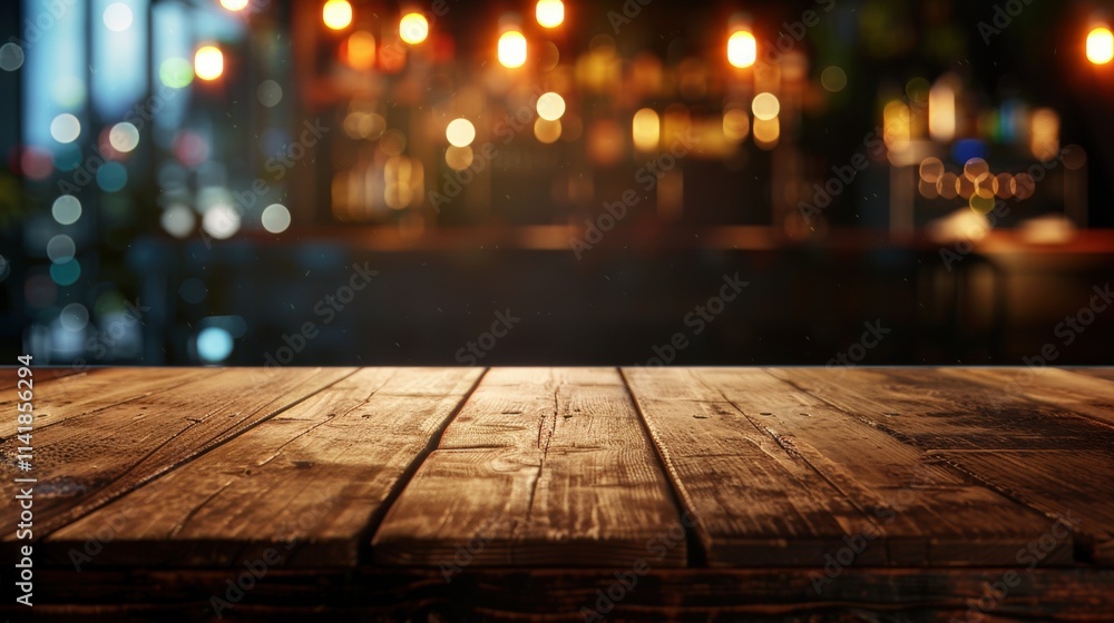A warm, inviting wooden table surface in a softly lit bar atmosphere, creating a cozy ambiance for gatherings. A warm, inviting wooden table surface in a softly lit bar atmosphere, creating a cozy ambiance for gatherings.