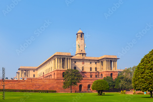 central Secretariat north block is where the Cabinet Secretariat is housed, which administers the Government of India on Raisina Hill in New Delhi photo