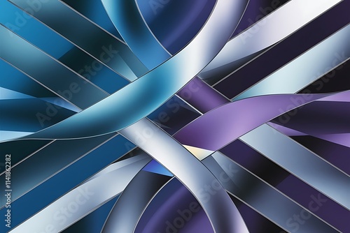 Wallpaper Mural Background creative geometric shapes composition with gradient effect wallpaper for concept of ai technology blockchain communication 5g science business and technology Torontodigital.ca
