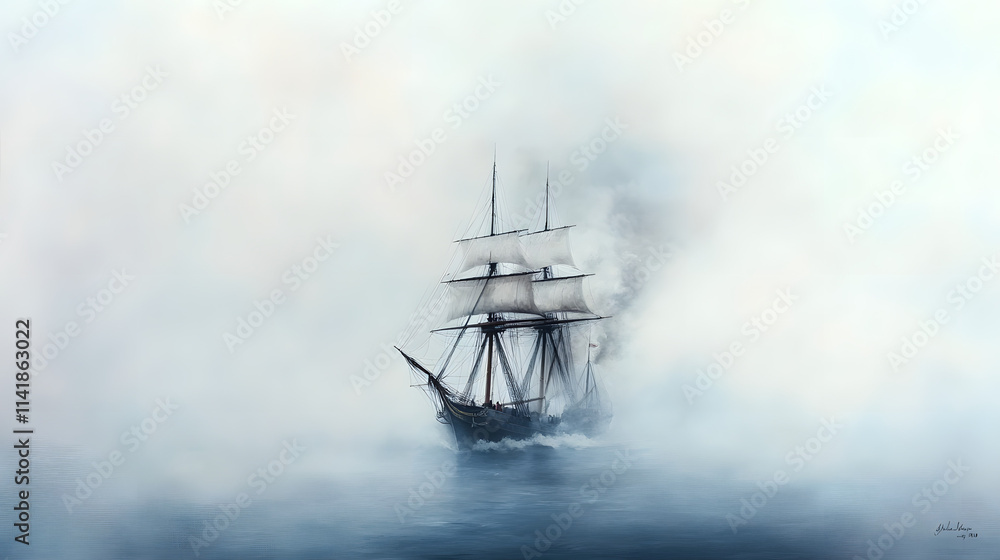 A majestic sailing ship with billowing sails on the open ocean, capturing the spirit of adventure, freedom, and exploration, perfect for themes of maritime travel, nautical history, and the beauty of A majestic sailing ship with billowing sails on the open ocean, capturing the spirit of adventure, freedom, and exploration, perfect for themes of maritime travel, nautical history, and the beauty of