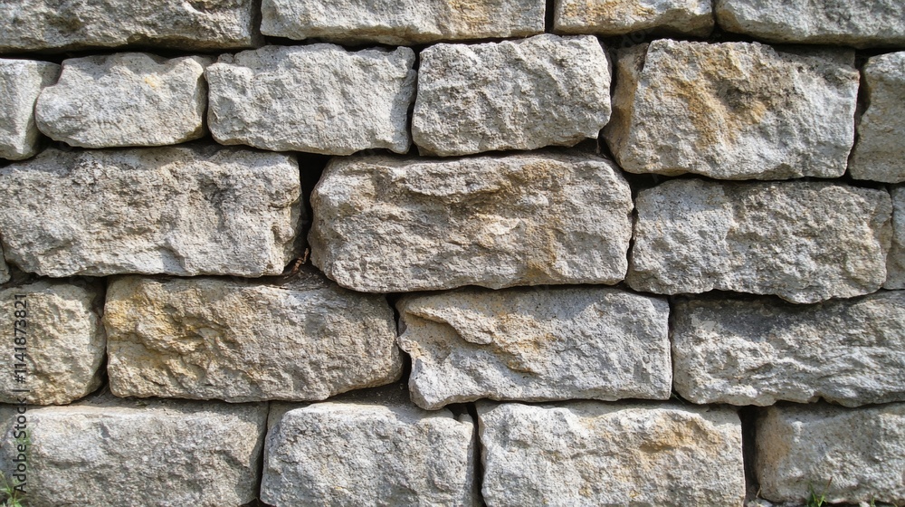 Obraz premium A Rustic Stone Wall Texture Background Image