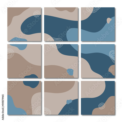 abstract square background vector