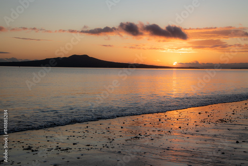 Milford Beach New Zealand Sun Rise