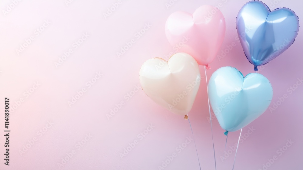 a couple of balloons that are on a stick a couple of balloons that are on a stick