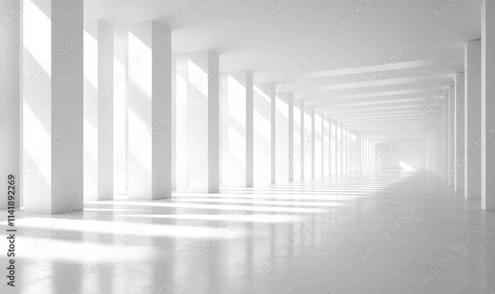 3D Light White Background, Generative AI 3D Light White Background, Generative AI