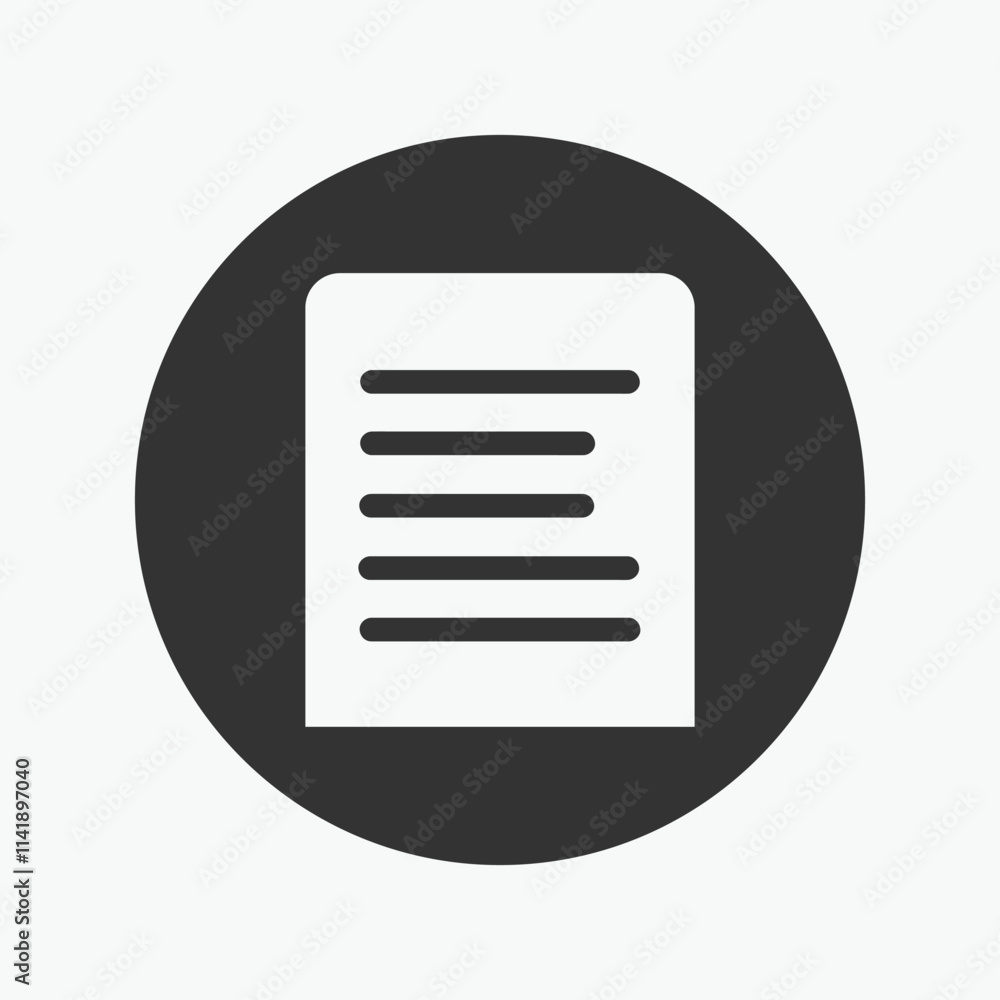 icon illustration of blank document icon illustration of blank document