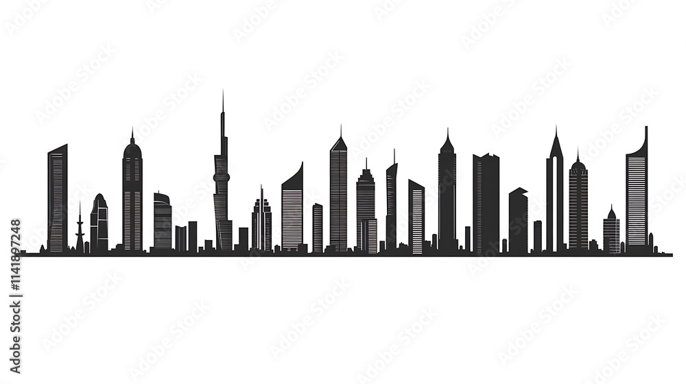 skyline, city, silhouette, vector, building, architecture, skyline, city, silhouette, vector, building, architecture,