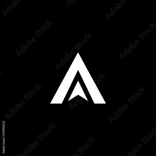 Free Download letter A with arrow creative agency business company logo vector illustration template design - GFXLoad
