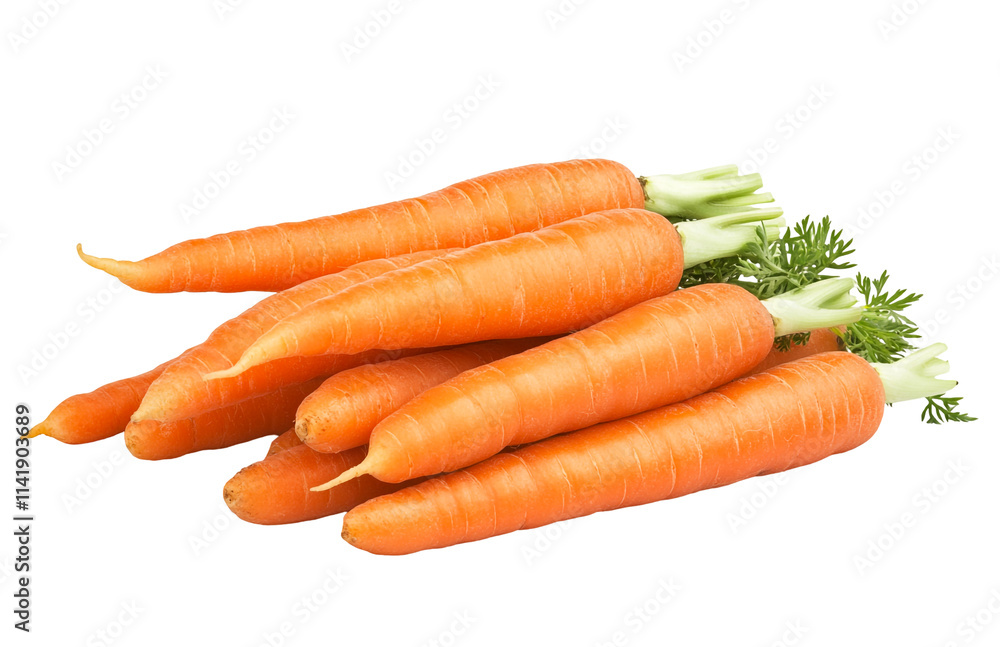 A Heap of Fresh Orange Carrots A Heap of Fresh Orange Carrots
