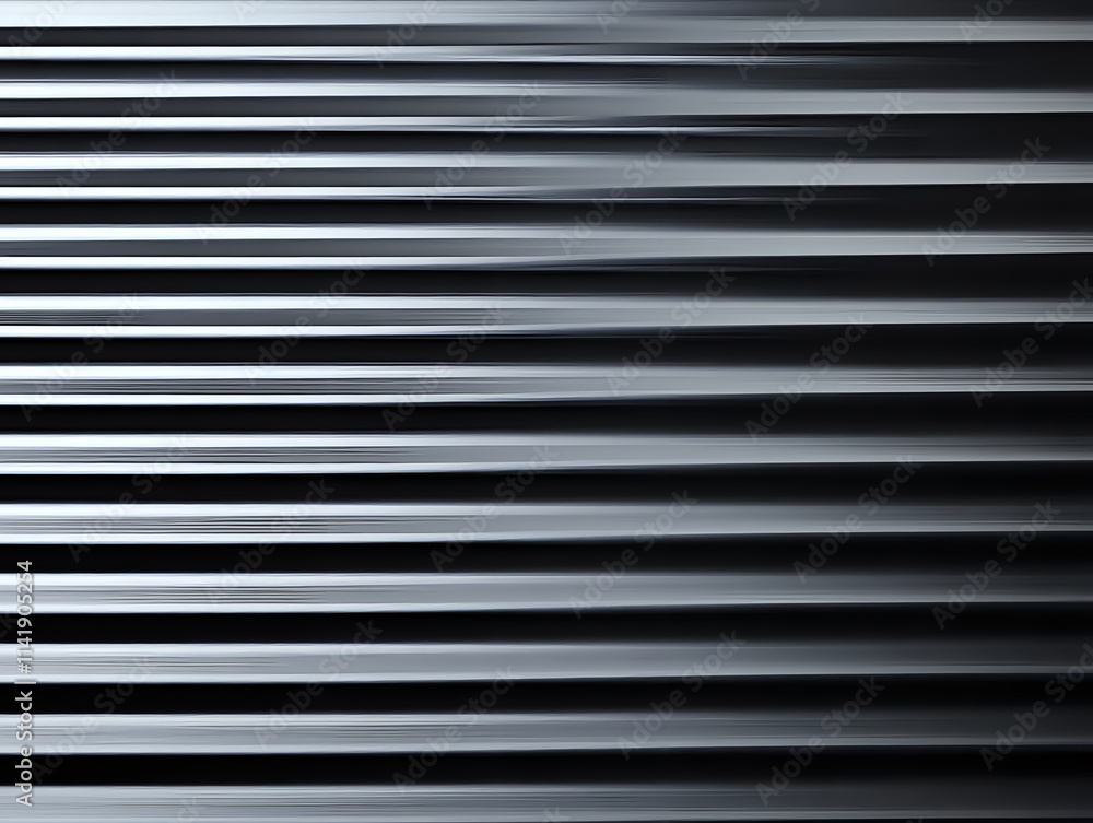 Fototapeta premium Sleek Brushed Metal Surface with Linear Grooves and Smooth Gradients