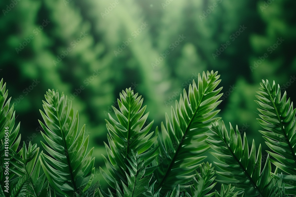 Serene Forest Greenery Backdrop with Dappled Sunlight Serene Forest Greenery Backdrop with Dappled Sunlight