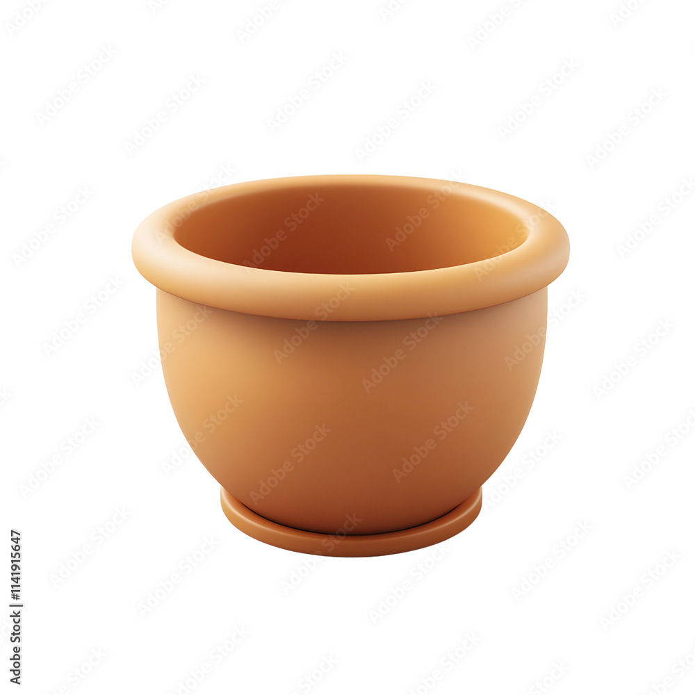 Cute 3d minimal isolated transparent flower pot indoor decoration stylish design modern environment Cute 3d minimal isolated transparent flower pot indoor decoration stylish design modern environment