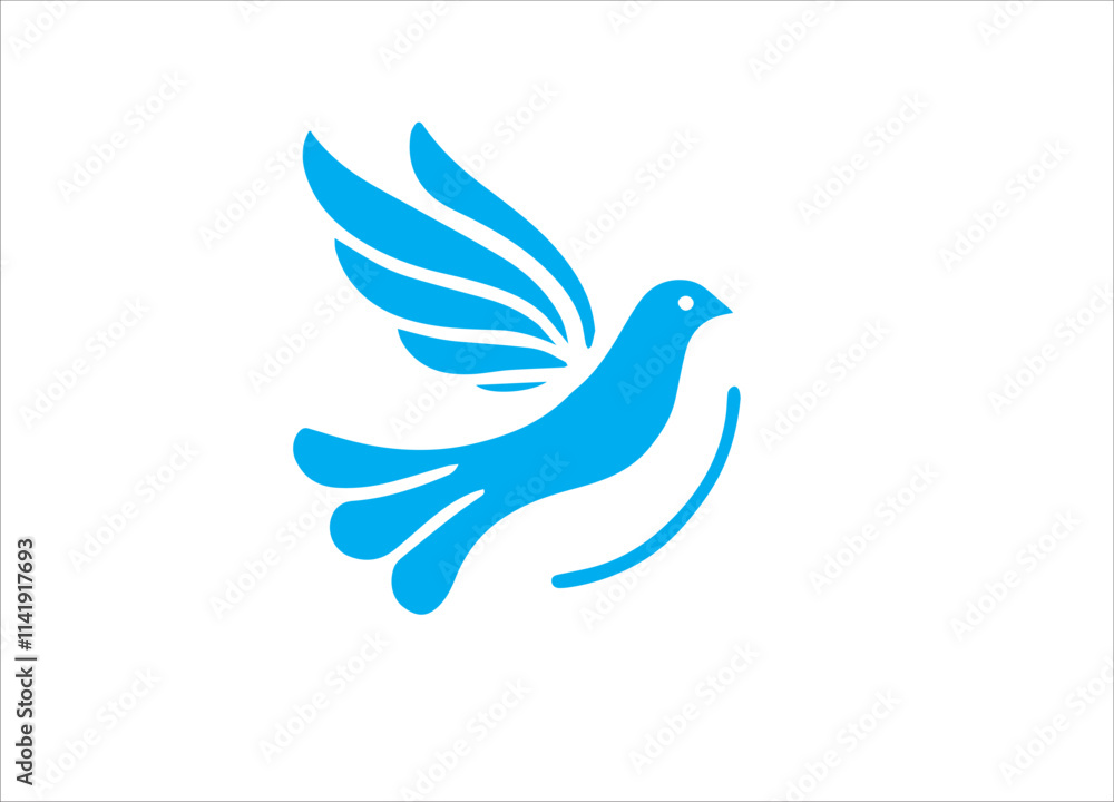 Obraz premium Bird Logo Vector Icon Template