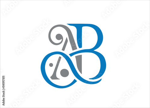 AB Logo Vector Icon Template