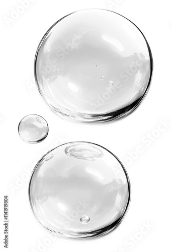 PNG A few bubbles floating vertical minimalist spheres modern.