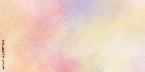 Soft watercolor background, watercolor background with pink and yellow color, Fantasy light red, pink shades watercolor background, subtle watercolor pink yellow gradient illustration.	