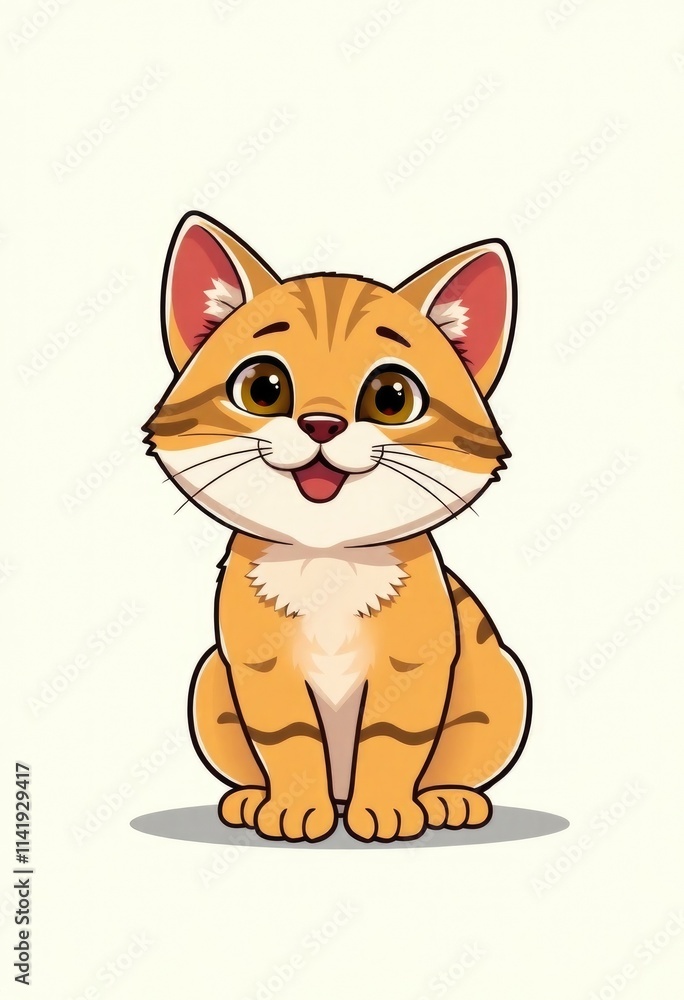 Adorable Cheetoh Cat Cartoon Flashcards Clipart Isolated on Soft Vibrant Color Background. Suitable for animal flashcard, alphabet flashcards, Montessori Flashcards Adorable Cheetoh Cat Cartoon Flashcards Clipart Isolated on Soft Vibrant Color Background. Suitable for animal flashcard, alphabet flashcards, Montessori Flashcards