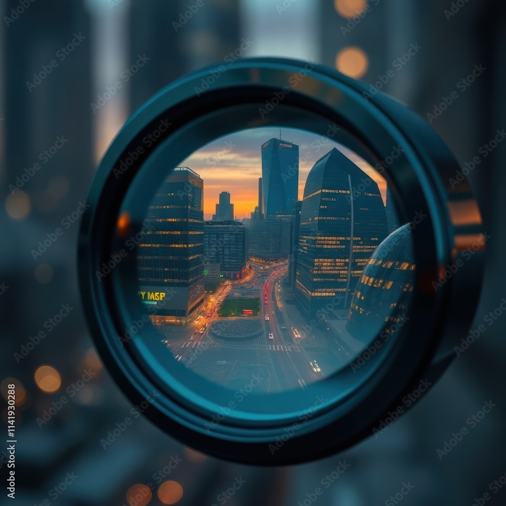 Cityscape Through a Lens Cityscape Through a Lens