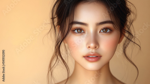 Timeless Glow Asian Beauty Portrait