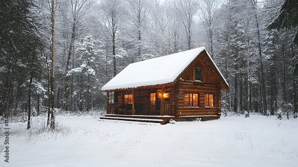 Home insulation plays a crucial role in maintaining warmth as snow blankets the cozy log cabin, surrounded by serene winter woods and soft glowing light from within. Home insulation plays a crucial role in maintaining warmth as snow blankets the cozy log cabin, surrounded by serene winter woods and soft glowing light from within.