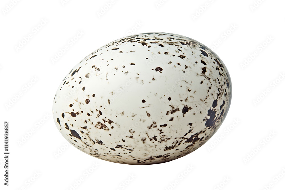 Single white egg isolated on white background Single white egg isolated on white background