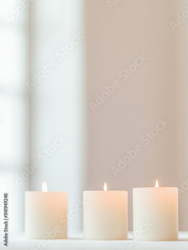 Serene Candlelight Reflection for Holy Innocents Day, Christmas, and New Years Meditation photo