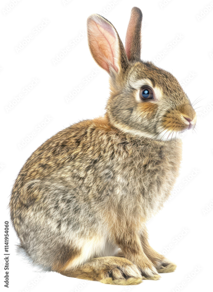 PNG Realistic rabbit illustration with PNG Realistic rabbit illustration with