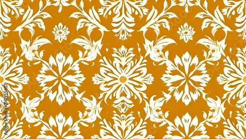 Seamless Pattern with Gold Foil Texture in Luxurious Style: Elegant Metallic Design for Decorative and Creative Themes