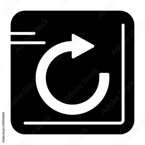 Undo Solid Style Icon