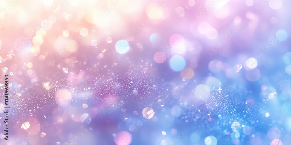 Obraz premium Abstract Light Texture with Dreamy Bokeh Effect in Soft Pastel Colors for Background or Design Use