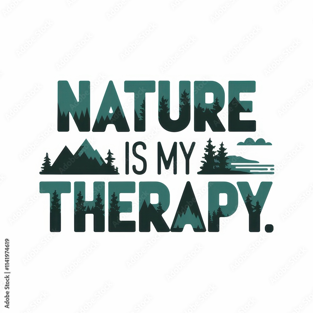 Nature Is My Therapy A Peaceful Outdoor Scene Nature Is My Therapy A Peaceful Outdoor Scene