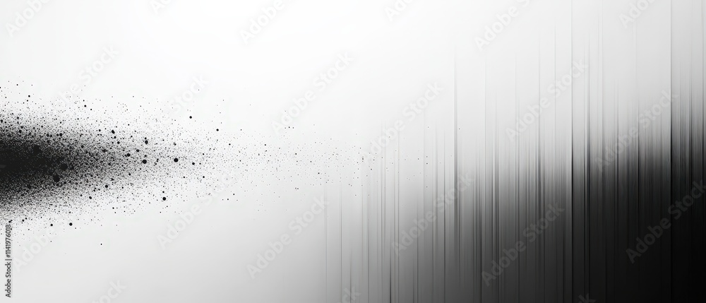Obraz premium Abstract Gradient Background With Grainy Texture and Soft Transition from Black to White